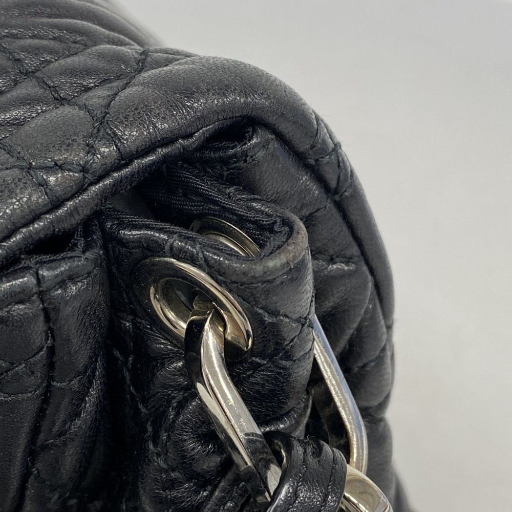 CHRISTIAN DIOR Black Leather Cannage New Rock Shoulder Bag - Picture 12 of 14